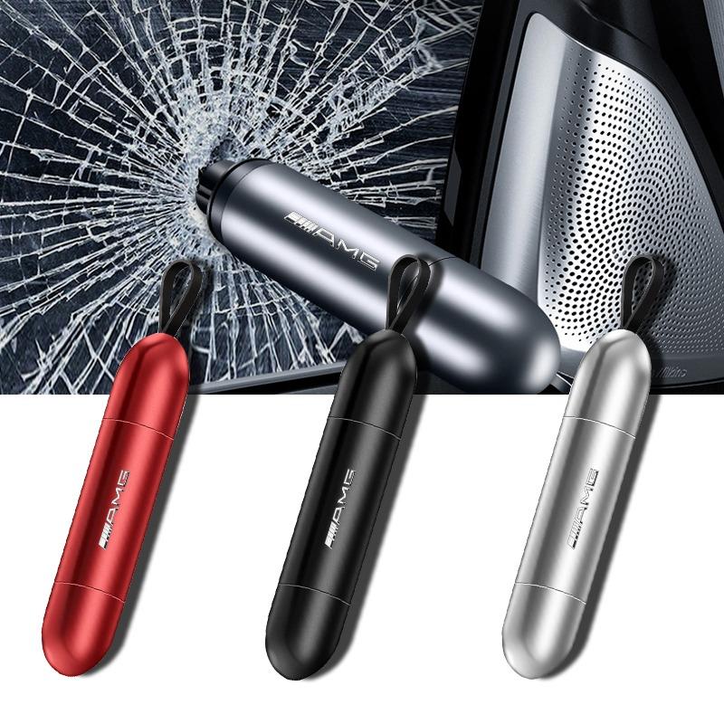 Car Safety Hammer Emergency Window Breaker Seat Belt Cutting Machine For Mercedes Benz AMG GLE GLS GLC CLA GLB ML C500 C200 C300 W204 W206 W205 W203