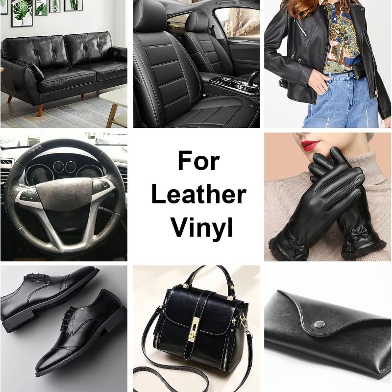MIRAVEXL Leather Touch-Up Paste 50ml, Leather Repair Color Restorer for Car Seats, Sofas, Shoes, Vinyl - Repairs Scuffs & Scratc