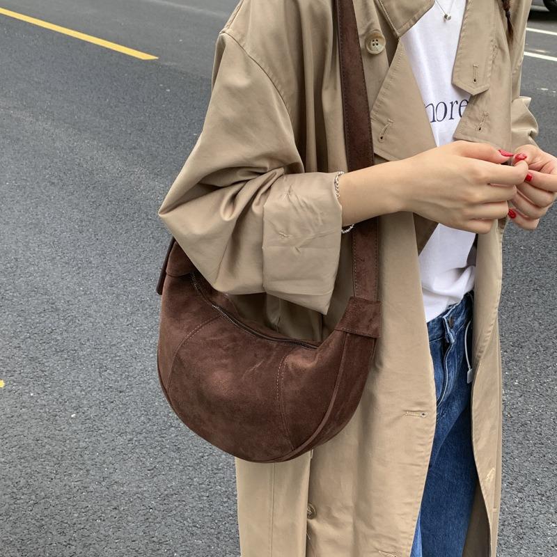 Autumn and Winter Niche Leopard Print Bag Women's New Casual Versatile Messenger Bag Single Shoulder Dumpling Bag