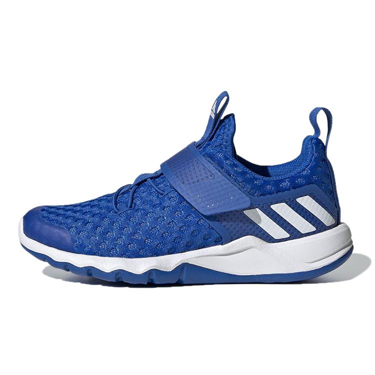 

Adidas Flex Summer.Rdy Comfortable Round Toe Abrasion Resistant Breathable Low top Kids Running Shoes Blue Kids EG1630 28