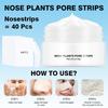 Remove Nasal Strips Pore Strip Clear Black Head 3 Step Kit For Clean Pimples Shrink Pores And Remove Blackheads With Spoon +40 Strips 30g