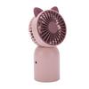 Handheld Fan Cute Cat Appearance USB Charging Portable Fan  Key Switch Mini Fan Portable for Kids