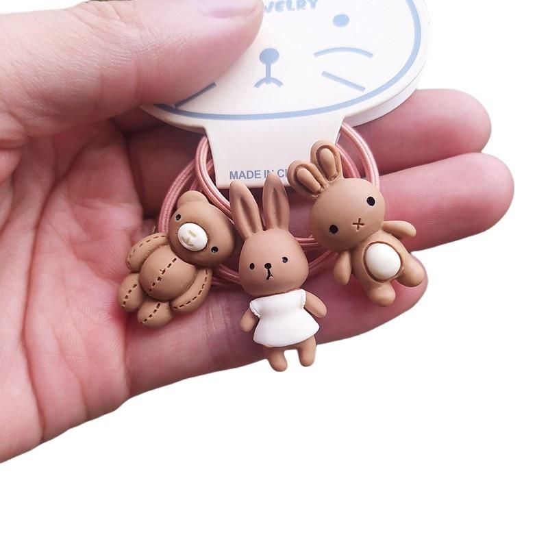 3PCS New Cute Cartoon Clouds Rainbows Princess Headwear Kids Elastic Hair Bands Children Tie Girls Accessories Baby Headdress