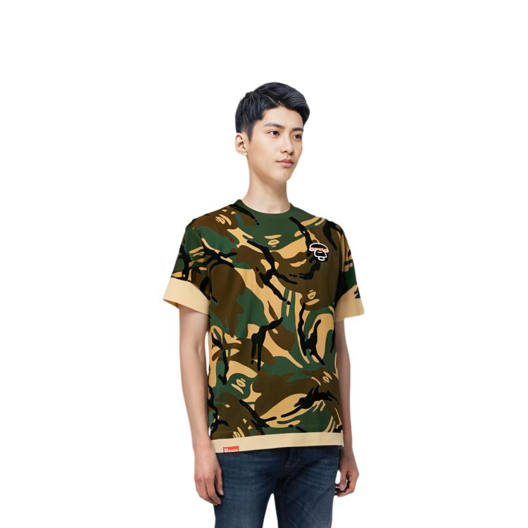 Aape By *A Bathing APE® Camouflage print Cotton T shirt AAPTEM1461XBM