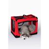 Sacoche de transport - dibea - tb10054 - rouge - 90x61x65 cm - pour chiens et petits animaux