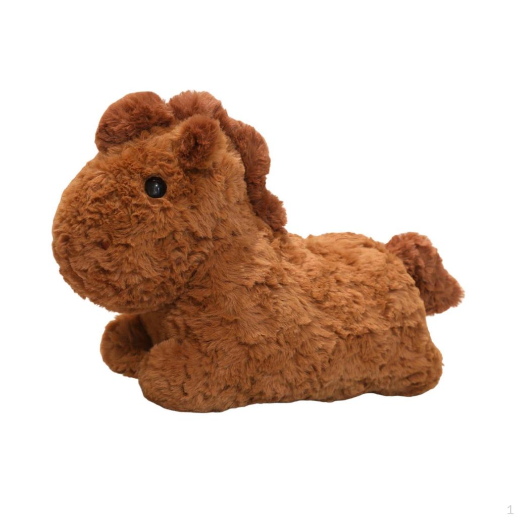 Horse Stuffed Animal Toys Sofa Decoration Lovely Funny Soft Ies Throw Pillow for Boys
