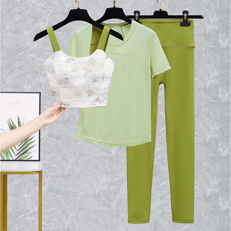 2025 Women's Sexy Sports Camisole Yoga Bra Set - Summer Fitness & Running Vest