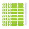 48-144Pairs Sports Eye Black Stickers Under Eye Black Strips Football Face Stickers Breathable Eyeblack Sticker with 1Pcs Pencil