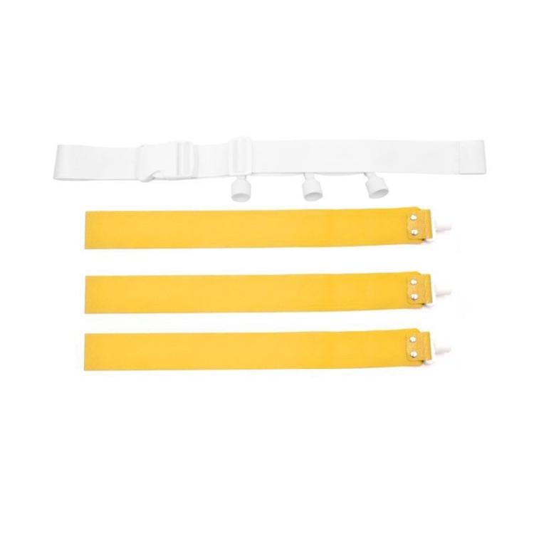 Football Belts and Flags Set Competition Training Waist Strap Flags Adjustable Football Belt Flags Training Equipment