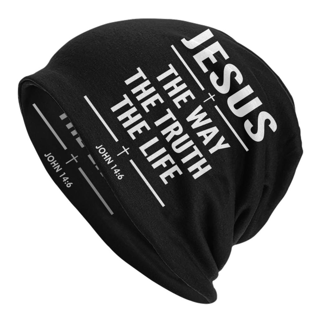 Custom Lion Of Judah Jesus Cross Beanie Cap Winter Bonnet Femme Knitted Hats Outdoor Ski Christian Faith Skullies Beanies Hats