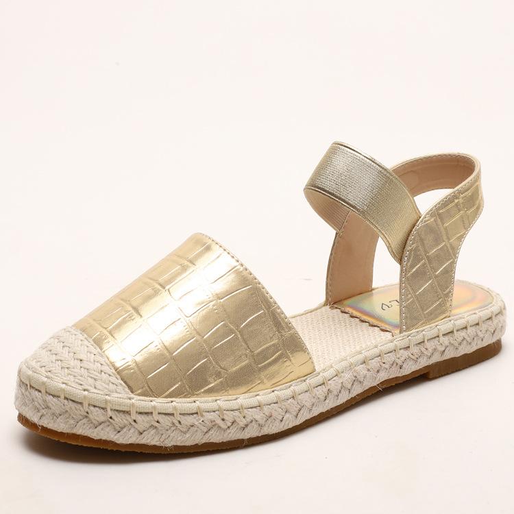 Pescador Baotou mujer outer wear verano nuevo estilo europeo y americano de  sol suave tejida grandes sandalias grandes comprar a buen precio — entrega  gratuita, reseñas reales con fotos — Joom