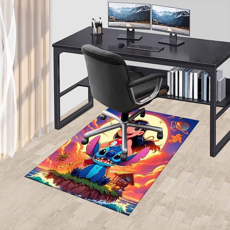 Lilo Stitch Adventure Carpet For Playroom Bedroom Living Room Sofa Home Decorkids Game Area Rug Nonslip Floor Mat