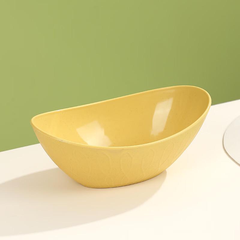 ZISIZ Cartoon Enamel Salad Bowl