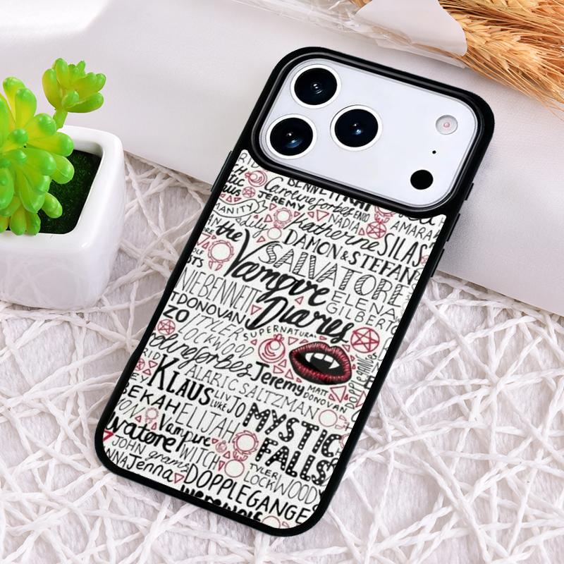 A Little Bit of Damon Vampire Diaries Phone Case for iPhone 17 Air 16 15 11 12 14 13 Pro Max Shockproof Cover