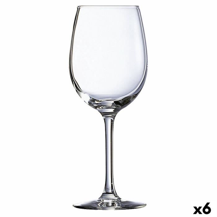 Verre De Vin Ebro Transparent Verre (580 Ml) (6 Unités)