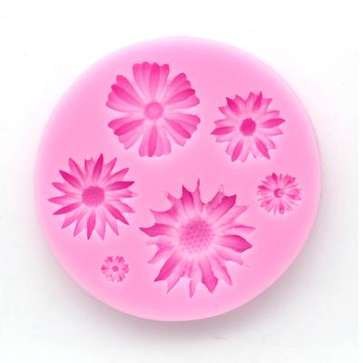 3D Flower Silicone Molds Fondant Craft Cake Candy Chocolate Sugarcraft Ice Pastry Baking Tool Mould