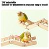 A84E-Adjustable Wood Ladder For Parrots, Bird Climbing Equipment , Sturdy Sunflower Hammock, Parrot Accessories