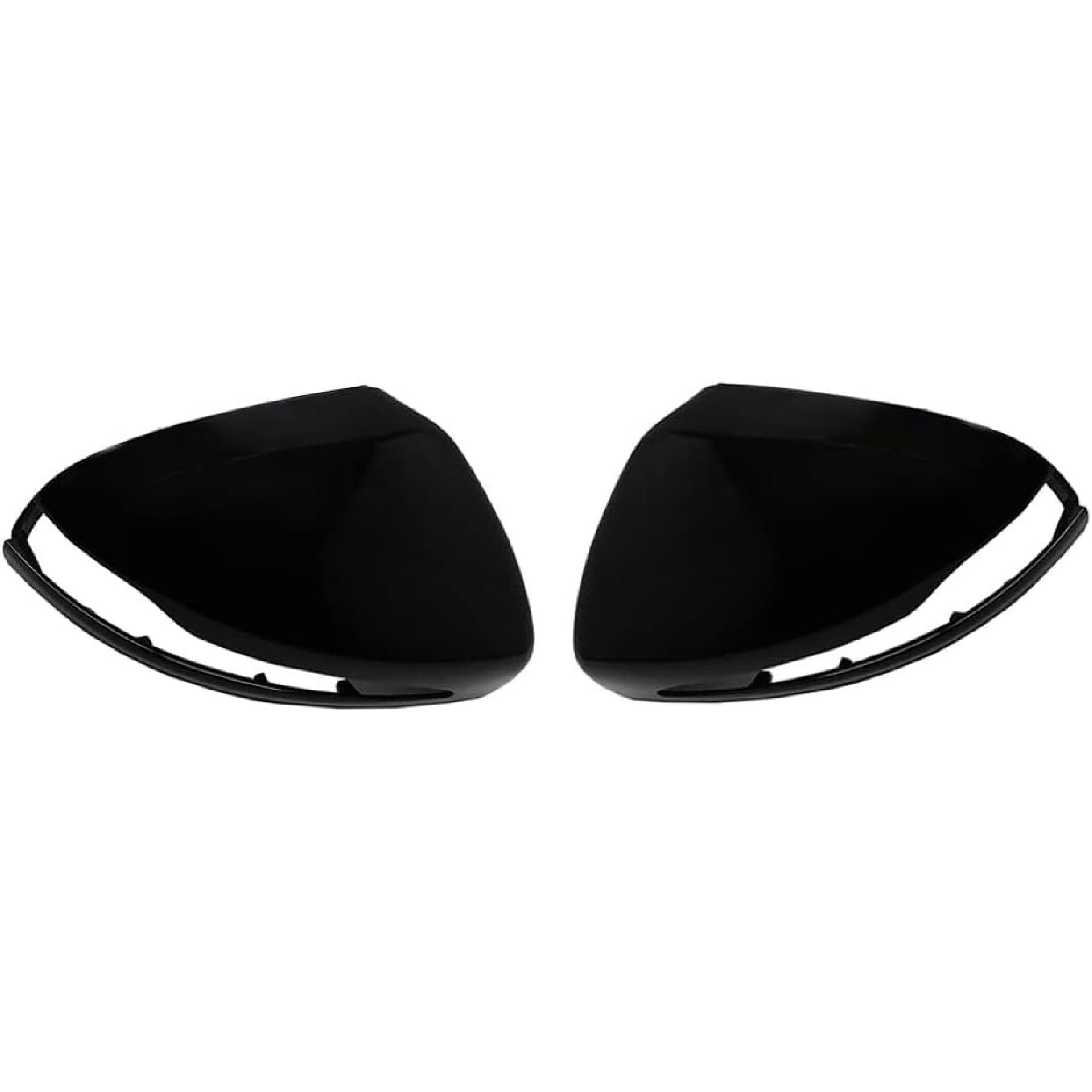 

1 Pair ABS Wing Mirror Housing Covers, Left Right Side Door Mirror Covers, 2014-2020 Compatible with Mercedes-Benz C Class CLS Class E Class GLC чёрный