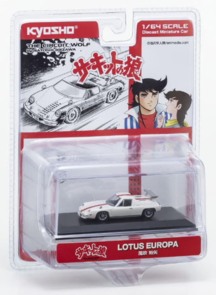 Kyosho Original Circuit Wolf Lotus Europa Finished Product K07009B1 1/64 (Kazebuki Yuya)