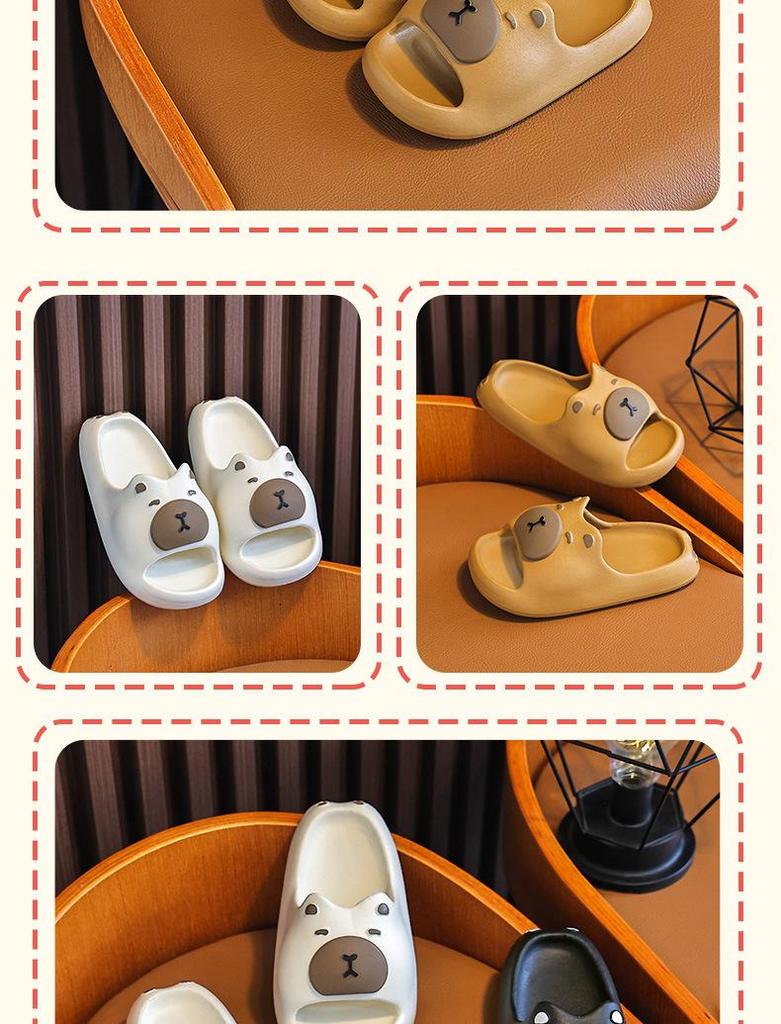 Sommer Cartoon Flip-Flops für Jungen und Mädchen: Bequeme Indoor-Hausschuhe für Eltern und Kinder