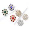 Elegant Rhinestones Imperial Court Brooches for Women Unisex Glass Pin Event Party New Year Gifts Decoration Clothes Accessories