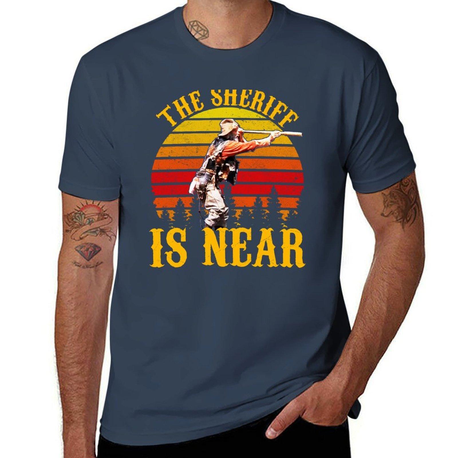 The Sheriff Is Near Tshirt Plus Size Lightweight Top S