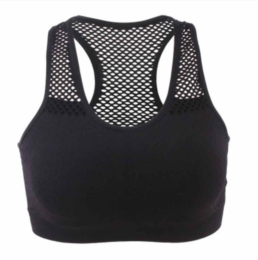 Sports Bra High Stretch Breathable Fitness Women Padded For Running Yoga Gym Women Sport Vest