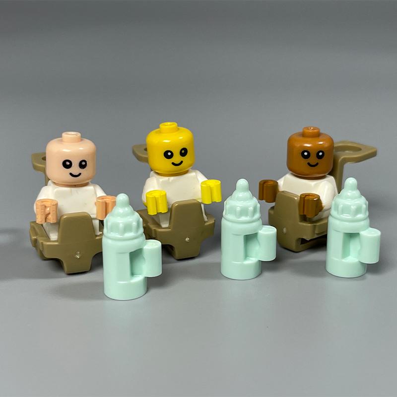 Non-Toxic Moc Bricks Safety Baby Carrier Belt 37822 Assembled Educational Building Blocks Dolls Toys For Children Gifts