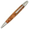 Luminio Wooden Ballpoint Thick Made In Japan with Fine with Jetstream Refills Pen, Jetstream, Barrel, Wood, 0.5mm [Compatible (SXR) 0.38-1.0mm] (Kinu