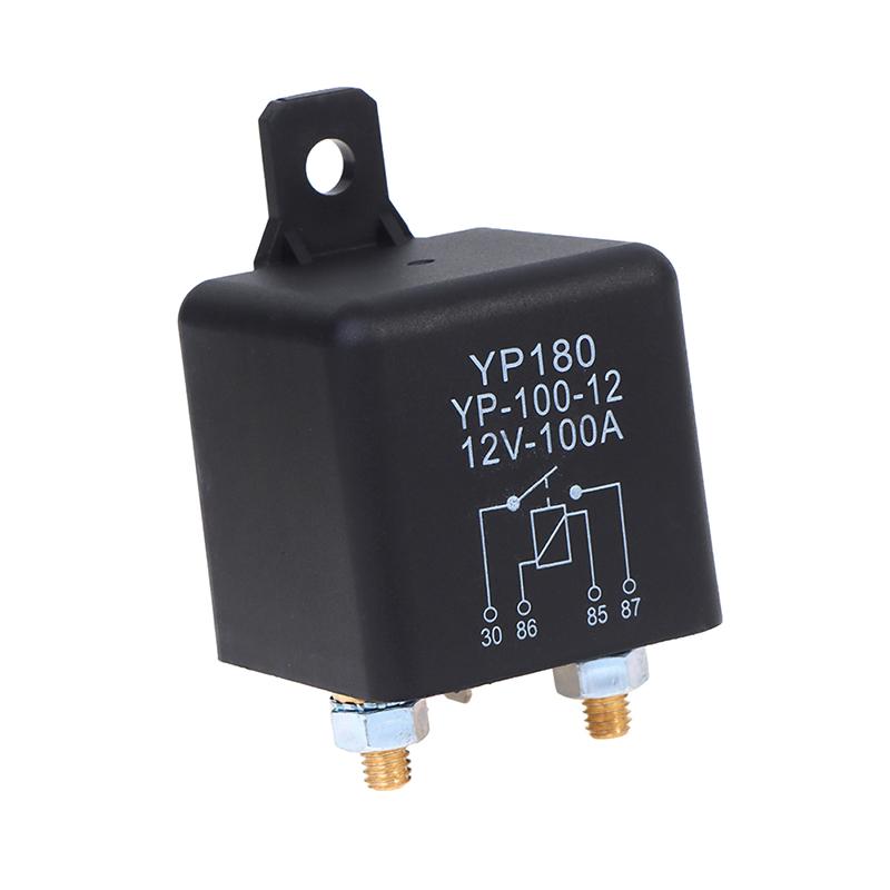 High Current 4 Pin Car Relay 12V 24V 200A 120A 100A Car Truck Motor Automotive Relay Continuous Type Automotive Car Relays Relays 5