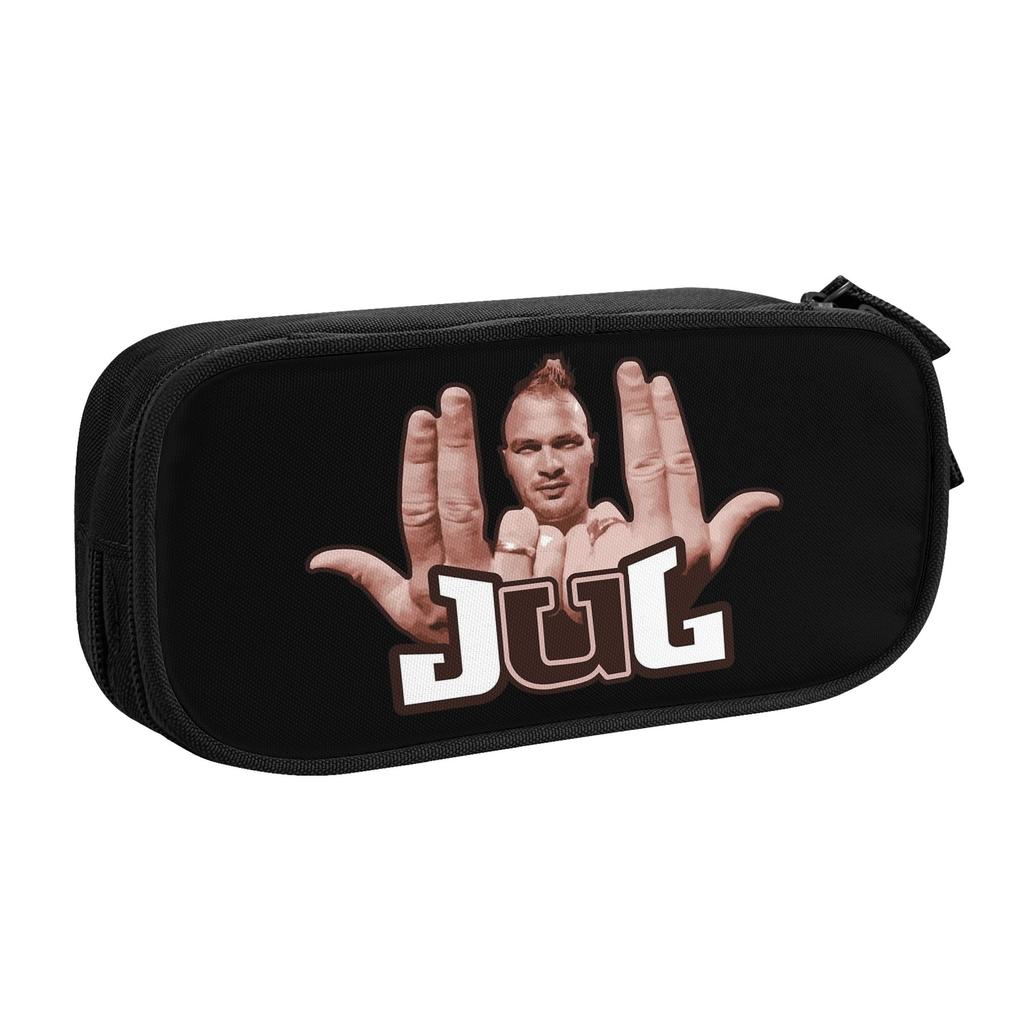 Fashion French Rapper Vote JUL Pencil Case Pencil Pouch Pen Holder for Student Big Capacity Bag Students School Gift Stationery