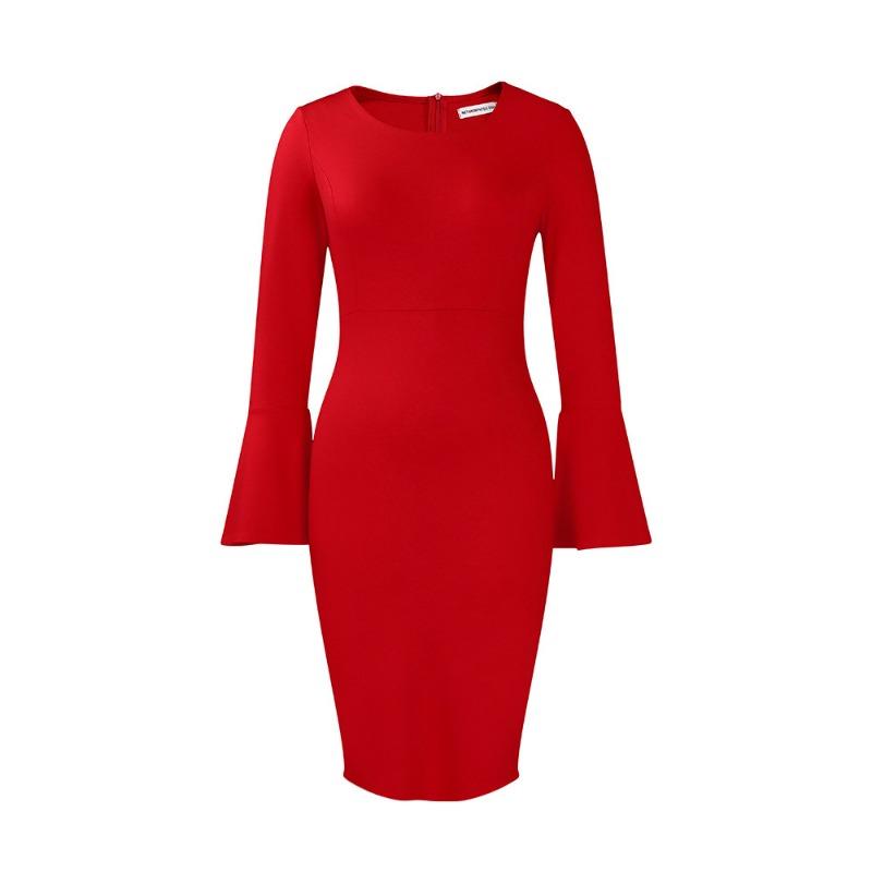 Women's clothing autumn new fashion temperament elegant shirt hip-wrapped large-size dress