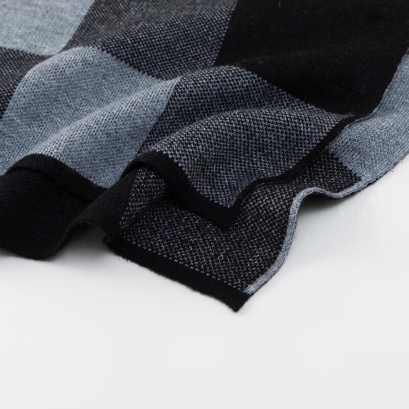 Navigare Unisex Plaid Wool Scarf