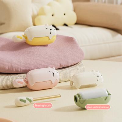 Rullo levapelucchi Design Orso Mini Formato Lavabile Riutilizzabile Superficie Appiccicosa Rimuovi Pelucchi Strumento Rimuovi Polvere Capelli Rimuovi Pilling Vestiti