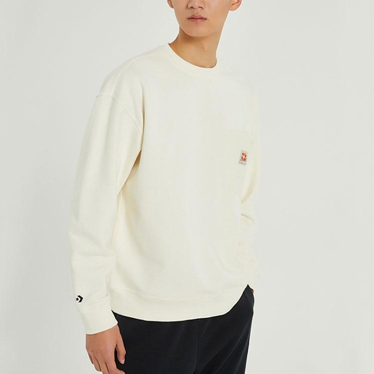 Converse Crafted Fashion Crew Asia Sizing 'Egret' Men's 10024165-A01