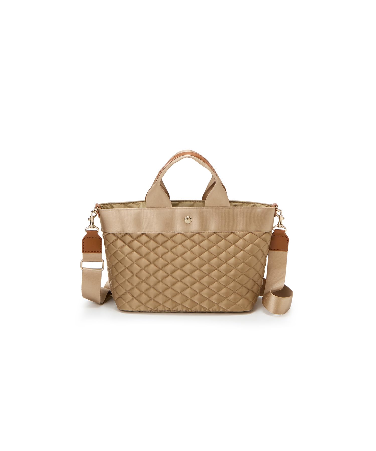 

Topkapi RIPPLE Quilted Tote Bag with Shoulder B5 502085100124 Strap, Size, Water-Repellent/Lightweight, Women s, Beige, бежевий