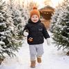 Kids Toddler Long Sleeve Hooded Down Jacket Trendy Comfortable Winter Coat for Boys and Girls