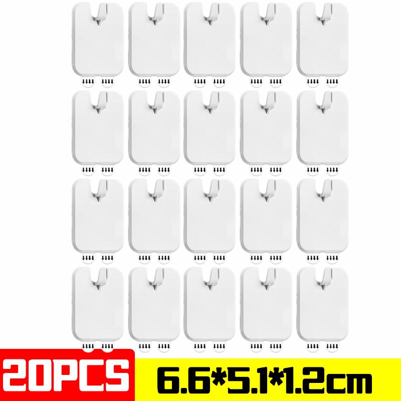 1/20PCS Punch-free Photo Frame Hook Stainless Steel Poster Hanger Sticker Photo Frame Hangers Hang Picture Strong Adhesive Hook