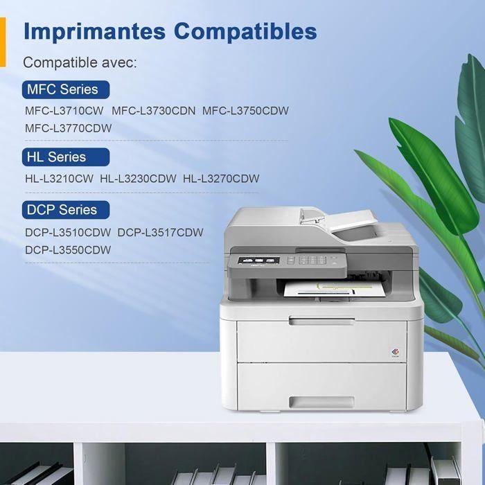 Kompatibel toner - LAMPE DU PARFUMEUR - TN247 - Flerfarget - Pakke med 5 - Høy kapasitet