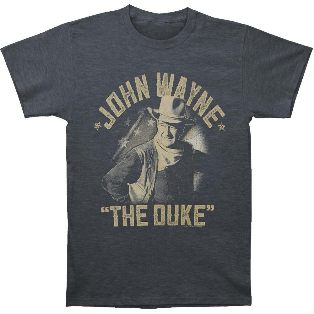 

John Wayne Jw The Duke Navy Heather Unisex T-shirt
