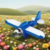 KNEW BUILT Airliner Helicopter Fighter Jet Micro Mini Building Block Toys-DIY Plane Model for BoysHoliday GiftsEducational Toy