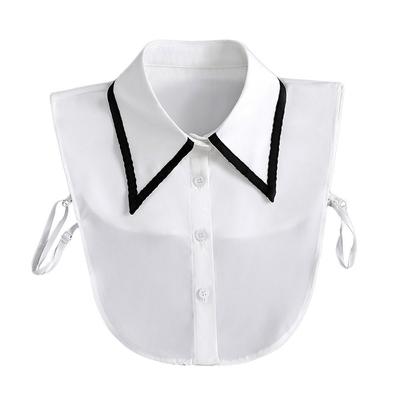 Women Classic Detachable Shirt Fake Collar Lapel Blouse False Collar Clothes Accessories