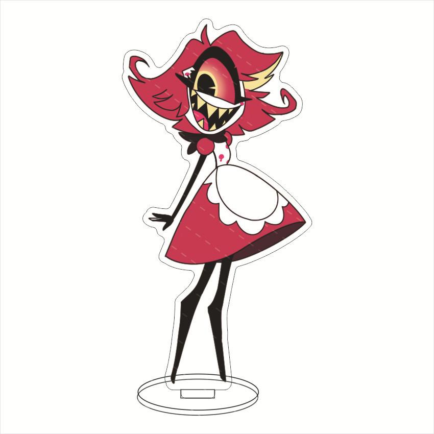 Anime Hazbin Hotel Charlie Morningstar Cosplay Stand Acrylic Figures Vaggie Desktop Standing Sign Model Decor Birthday Gifts