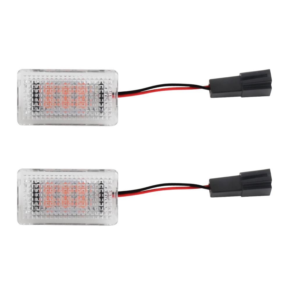 2pcs Car Led Courtesy Door Logo Projector Lamp For Tesla Model Y Model 3 Model S Model X