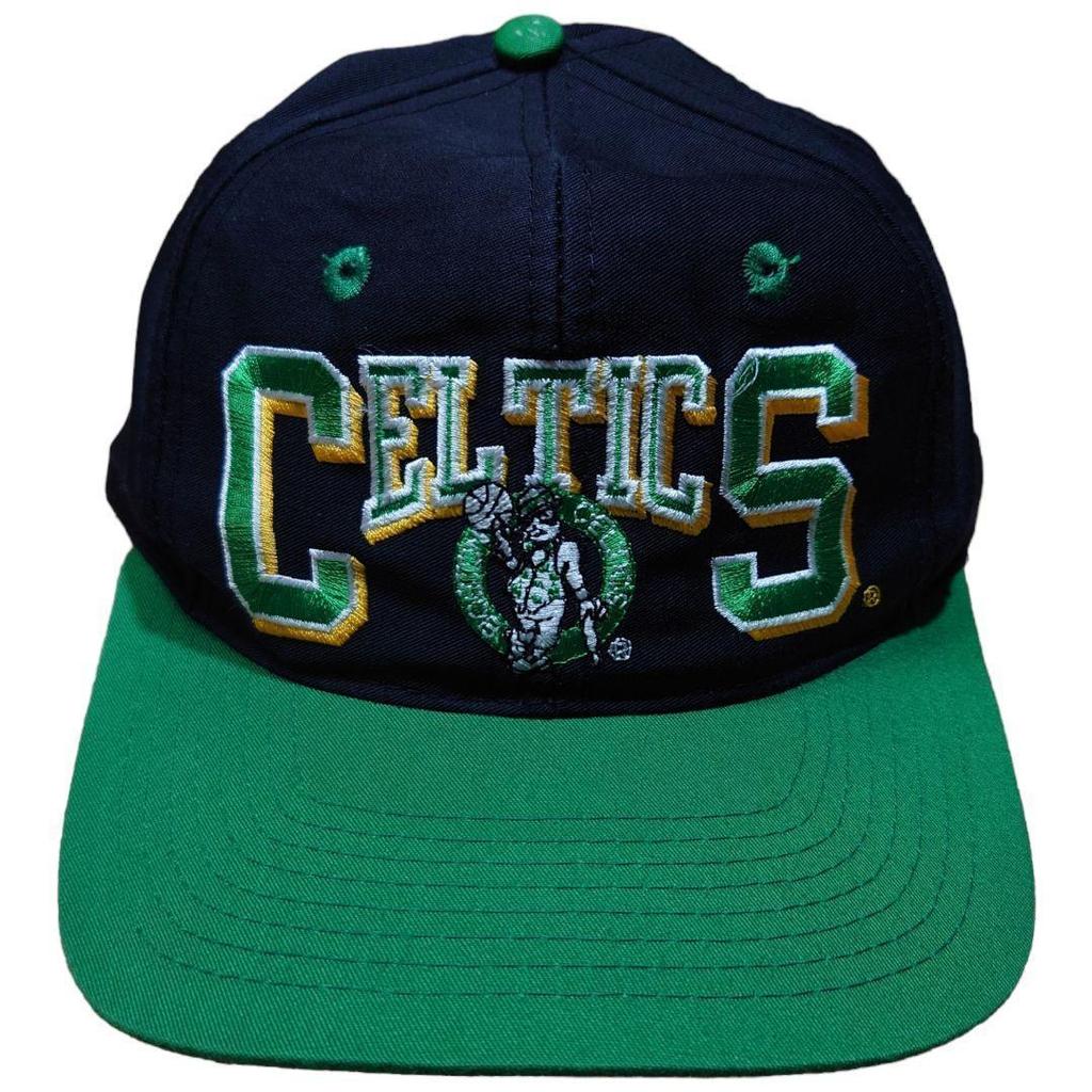 [USED] 90s NBA Official Big Logo Embroidered Baseball Cap Celtics