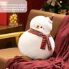 Christmas Plush Santa Snowman Reindeer Tree Decor For Kids Holiday Gift