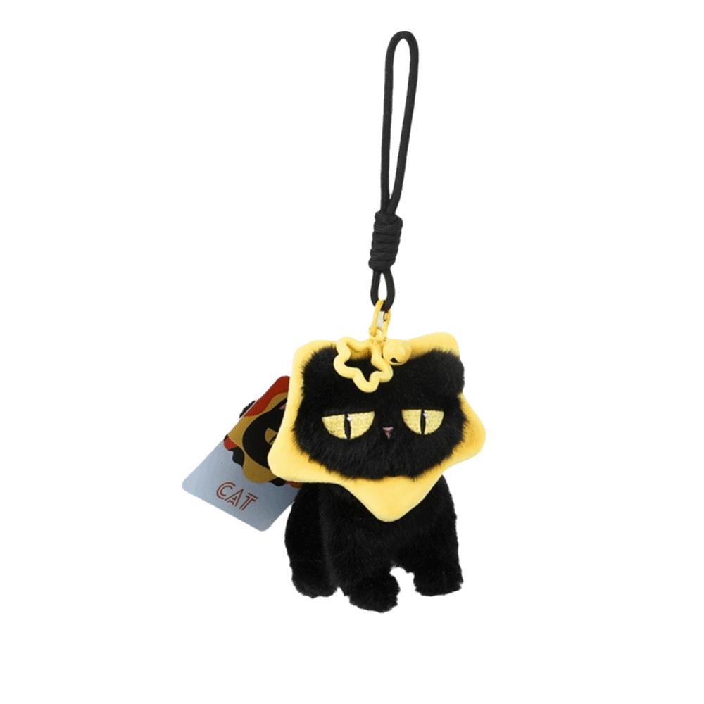 Cute Cat Stuffed Kitten Doll Soft Stuffed Cat Ornament Kitten Toy Plush Keychain Bag Charm