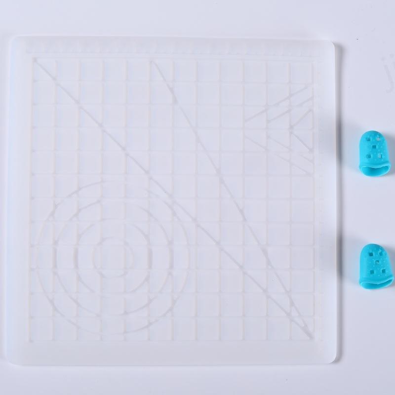 3D Baskı Kalemi Silikon Mat Kendin Yap 2 Parmak Koruyucu ile Şablon Çizim Aracı Silikon Ped Çocuklar Yetişkinler İçin Çizim Araçları
