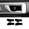 Car Inner Door Bowl Sticker Cover Trim 4* For Ford Explorer -23 Bright Black