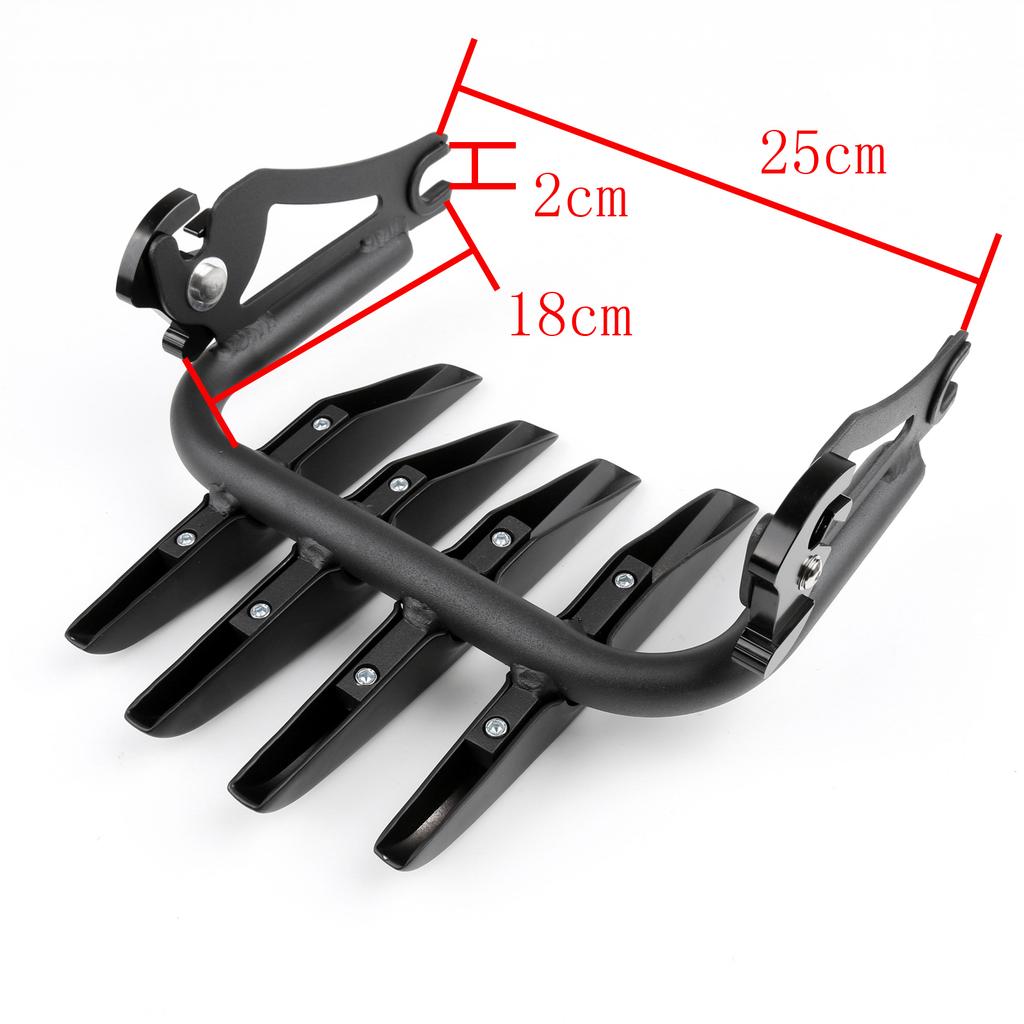 Detachable Stealth Luggage Rack For Harley Touring FLHX FLHR FLHT FLTR 2009